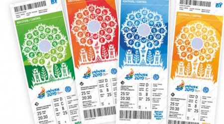 Minskdə keçiriləcək II Avropa Oyunlarına bilet satışına start verilib