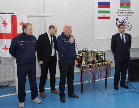 Azərbaycan komandası futtennis üzrə ikinci beynəlxalq turnirin qalibi olub