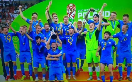 Ukraynanın futbol üzrə U-20 yığması dünya çempionu olub