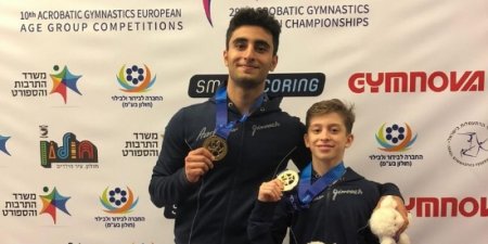 Akrobatika gimnastlarımız Avropa çempionatında beş medal qazanıblar