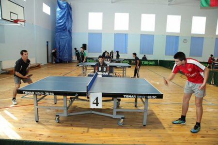 Stolüstü tennis üzrə Azərbaycan kuboku turniri start götürüb
