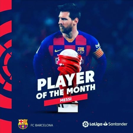 Lionel Messi La Liqada fevralın ən yaxşı futbolçusu seçilib