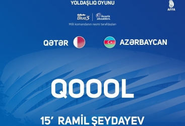 Azərbaycan-Qətər oyunu millimizin məğlubiyyəti ilə başa çatıb