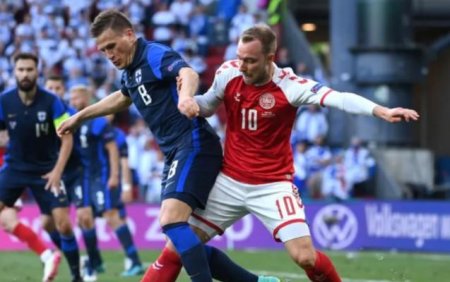 Danimarka - Finlandiya oyunu bu gün 22:30-da bərpa olunur