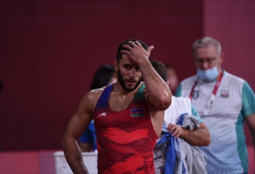 Azərbaycan güləşçisi Rafiq Hüseynov Tokio Olimpiadasında məğlub olub