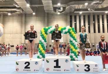 Azərbaycan gimnastı Nazənin Teymurova Polşada qızıl medal qazanıb