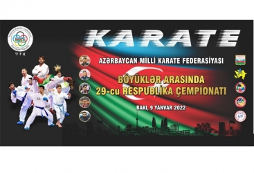 Karate üzrə böyüklər arasında respublika çempionatı start götürüb