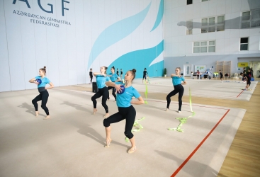 Çexiyalı gimnastlar Bakıda təlim-məşq toplanışında iştirak edirlər