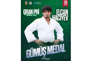 Azərbaycanlı cüdoçu Qran-Pri turnirində gümüş medal qazanıb