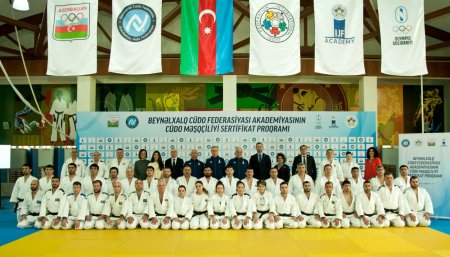Beynəlxalq Cüdo Federasiyasının Akademiyasının məşqçi sertifikat proqramının açılış mərasimi keçirilib