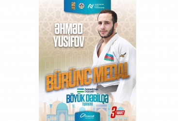 Cüdoçumuz Əhməd Yusifov “Böyük dəbilqə” turnirində bürünc medal qazanıb
