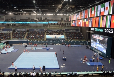 Bakıda idman gimnastikası üzrə dünya kuboku yarışları davam edir