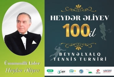 Bakıda Ulu Öndər Heydər Əliyevin 100 illiyinə həsr olunan Avropa tennis turnirinə start verilib