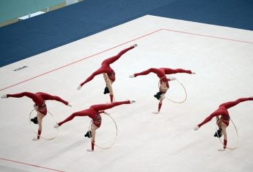 Dünya kuboku: İsrail gimnastları 5 halqa ilə proqramda birinci olublar