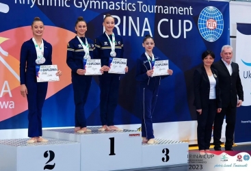 Gimnastımız İlona Zeynalova Polşadan iki medalla qayıdıb