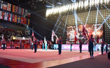 Avropa Gimnastikasının bayrağı Azərbaycandan Macarıstana ötürülüb