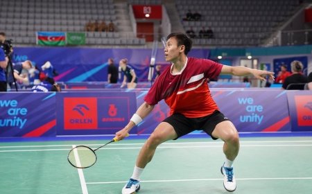 Azərbaycan badmintonçusu beynəlxalq turnirdə 2 800 reytinq xalı qazanıb