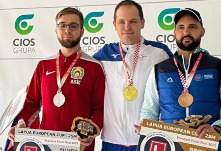 Azərbaycan atıcısı Avropa Kubokunda bürünc medal qazanıb