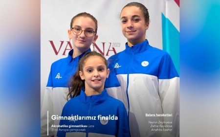 Azərbaycanın akrobatika gimnastikası yığması Avropa çempionatında finala yüksəlib