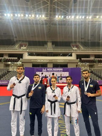 Taekvondoçularımız Dohada 5 medal qazanıblar