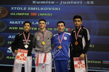 Karateçilərimiz Xorvatiya Qran-Pri turnirində medallarının sayını səkkizə çatdırıblar