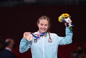 Güləşçimiz Mariya Stadnik ardıcıl dördüncü Olimpiadada mükafatçılar sırasında yer alıb