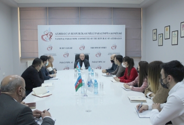 Azərbaycan Milli Paralimpiya Komitəsi 2022-ci ildə ölkəmizdə keçiriləcək beynəlxalq yarışlara hazırlığı davam etdirir Azərbaycan Milli Paralimpiya Komitəsi 2022-ci ildə ölkəmizdə keçiriləcək beynəlxalq yarışlara hazırlığı davam etdirir