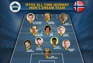 IFFHS Norveç futbol tarixinin rəmzi komandasını açıqlayıb