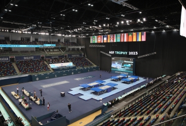 Bakıda batut gimnastikası üzrə dünya kuboku yarışları davam edir