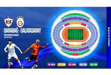 Sabah “Qarabağ” - “Qalatasaray” oyununun biletləri satışa çıxarılacaq