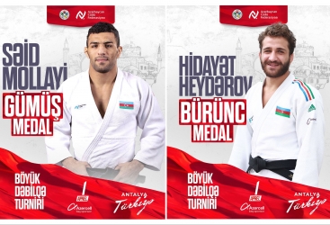 Cüdoçularımız “Böyük dəbilqə” turnirində iki medal qazanıblar