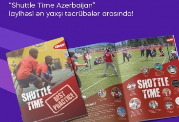 “Shuttle Time Azerbaijan” dünyanın ən yaxşı badminton layihələri sırasında yer alıb