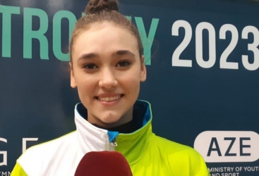 Briqita Kraşovets: Milli Gimnastika Arenasındakı atmosfer çox xoşuma gəlir