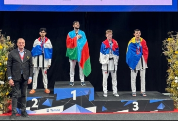 Azərbaycan taekvondoçusu Avropa çempionu olub