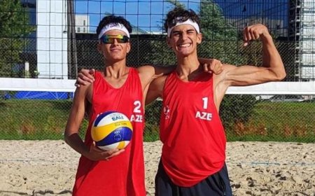 Azərbaycan komandası beynəlxalq voleybol turnirində 1/8 finala yüksəlib