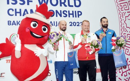 Bakıda keçirilən dünya çempionatında Avstriya atıcısı qızıl medal qazanıb