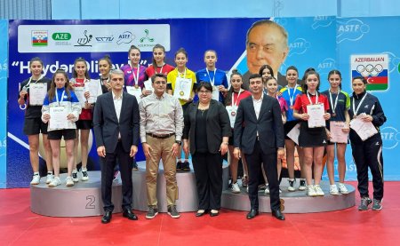 Stolüstü tennis üzrə Azərbaycan çempionatına yekun vurulub