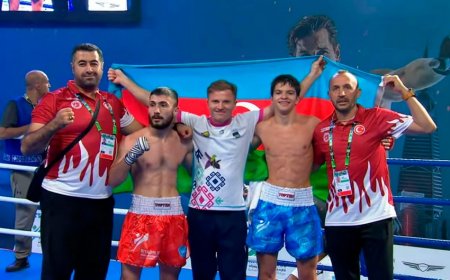Azərbaycan kikboksçusu III Ümumdünya Kombat Oyunlarında qızıl medal qazanıb