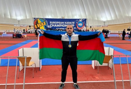Azərbaycan karateçisi Avropa çempionatında bürünc medal qazanıb