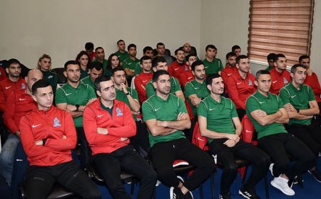 Elit və I dərəcəli futbol hakimləri üçün seminar təşkil olunub