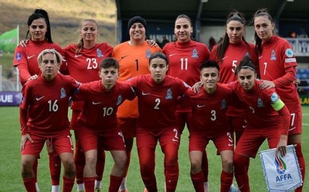 Qadın futbolçulardan ibarət Azərbaycan millisi B Liqasına yüksəlib