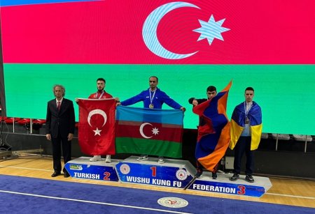Azərbaycanın uşu kunq-fu millisi Avropa çempionatında 9 medal qazanıb