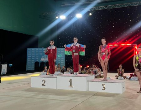 Azərbaycanın bədii gimnastları Londonda 6 qızıl, 1 gümüş medal qazanıblar
