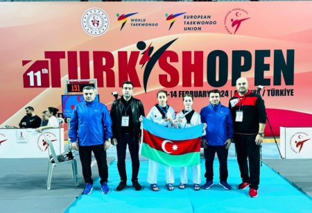 Azərbaycan taekvondoçuları Türkiyə açıq çempionatına 2 medalla başlayıblar