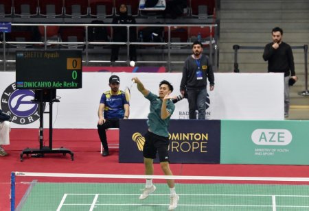Azərbaycan badmintonçusu Bakıdakı turnirin 1/4 finalında mübarizəni dayandırıb