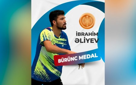 Azərbaycan parabadmintonçusu beynəlxalq turnirdə bürünc medal qazanıb