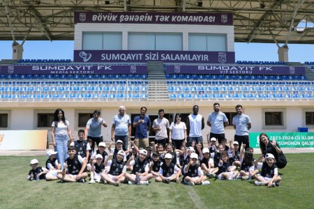 “Sumqayıt” futbol klubu “Yay Futbol Düşərgəsi” layihəsinə start verib