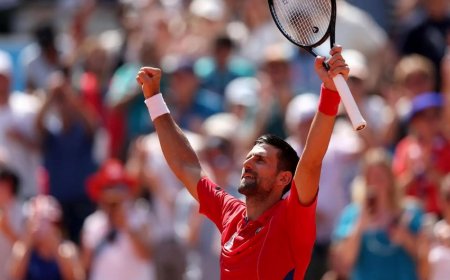 Paris-2024: Novak Cokoviç 1/4 final mərhələsinə vəsiqə qazanıb