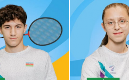 XVIII Avropa Gənclər Yay Olimpiya Festivalında iştirak edəcək Azərbaycan badmintonçuları açıqlanıb XVIII Avropa Gənclər Yay Olimpiya Festivalında iştirak edəcək Azərbaycan badmintonçuları açıqlanıb