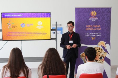 III MDB Oyunlarının könüllüləri yekun hazırlıq mərhələsindədir